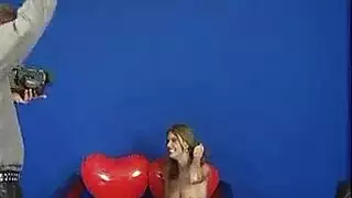 voluptuous nude teases clit as cock pounds her rear