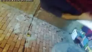 فحل وقح وعروسته في جنس ما قبل الزواج الخام